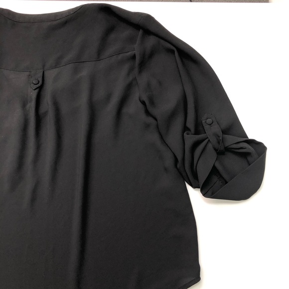 ✨SOLD✨TORRID Harper Georgette Sheer Blouse Sz 1 - Picture 7 of 7